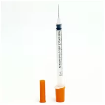 Injekciós fecskendő, insulin 1 ml 29 G 1/2 tűvel 3 részes