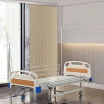 Betegápolási mechanikus ágy oldalkorláttal, ABS, kétfunkciós, MG4021