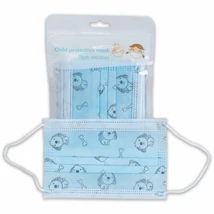 Gyerek méretű Orvosi arcmaszk Kutya mintás 10 db