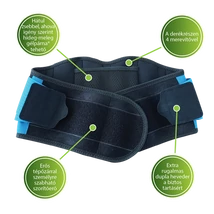 Sport derékszorító merevítéssel és elasztikus pántrendszerrel 