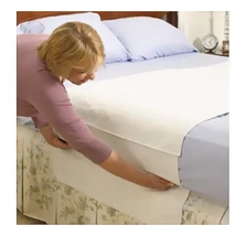 Vízhatlan matracvédő harántlepedő frottír/PVC 120x100 cm