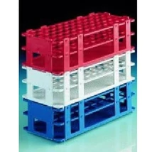 Kémcsőállvány műanyag 24 férőhelyes 30 mm