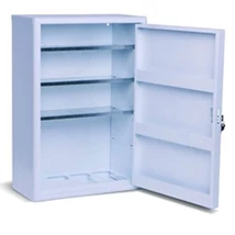 Gyógyszerszekrény és méregszekrény fém - zárható 402 x 582 x 202 mm