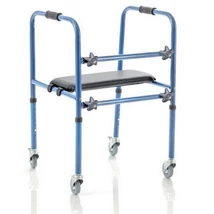 Járókeret 4 görgős, üléssel 77-92cm