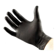 Nitril orvosi vizsgálókesztyű fekete