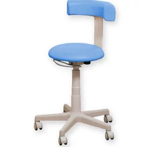 Laborszék háttámlával KÉK