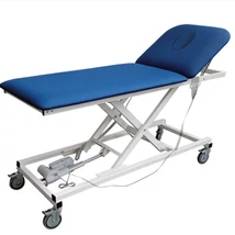 Lyatus elektromos kezelőágy fejkivágással, kerékkel 200 kg-ig