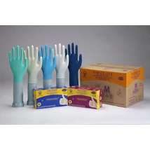 Púderes kesztyű latex