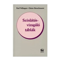 Színlátás vizsgáló könyv Velhaagen