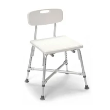 Nagy teherbírású tusoló szék háttámlával 250 kg-ig MAXLINE