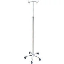 Infúziós állvány 4 kampós, alumínium lábbal