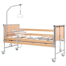 Elektromos betegápolási ágy DIAS 180 kg-ig, fa rácsozással