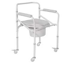 Összecsukható szoba WC kerekekkel, 115kg-ig