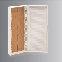 Tárgylemez tartó doboz 50 db-os ABS