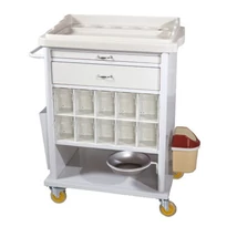 Gyógyszerosztó, sürgősségi medikai kocsi  - 20 rekeszes