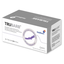 TRUBARB felszívodó varrat tűvel 3/0 félkör 1/2 tű 19mm - 45cm - lila 6 db