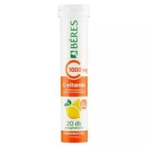 Béres C-vitamin 1000 mg cukormentes pezsgőtabletta citrom 20 db