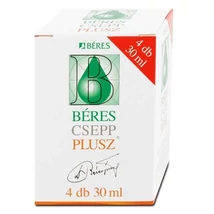 Béres plusz csepp 4x30 ml nyomelempótlásra