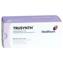 Trusynth felszívódó varrófonal 2/0 kör alakú 1/2 tű 19mm -75 cm -lila