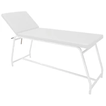 Belgyógyászati vizsgálóágy 120 kg - fehér váz, fehér kárpit