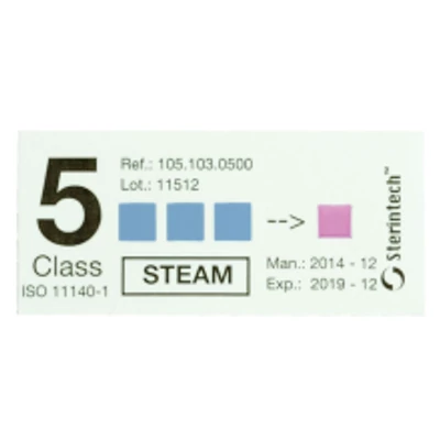 CLASS 5 STEAM sterilizátor tesztlap - dual 500db