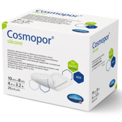 Cosmopor silicone szigetkötszer szilikonréteggel 10x8 cm