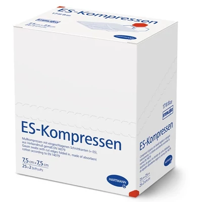 ES-Kompressen 7,5x7,5cm, 8rtg, steril 2db