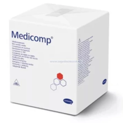 Medicomp flísz sebfedő, 4 rétegű, NEM STERIL, 5x5cm 100db