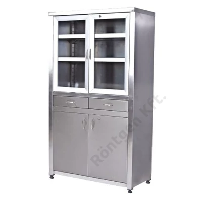 Műszerszekrény rozsdamentes 2x2 ajtós MG1122