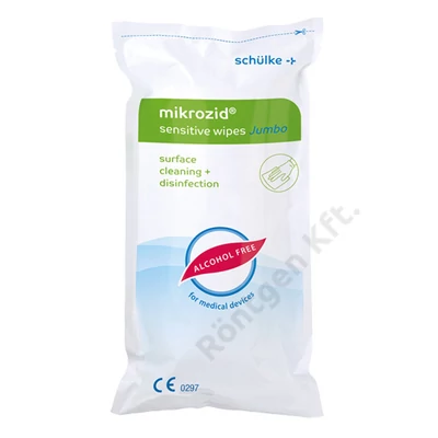 MIKROZID SENSITIVE WIPES 200 lap/doboz utántöltő, felület fertőtlenítő kendő