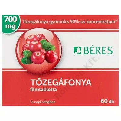 Béres Tőzegáfonya filmtabletta 60 db