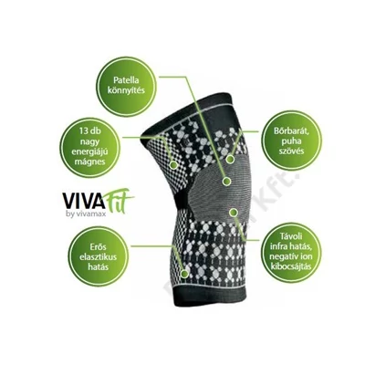 Vivafit mágneses térdszorító turmalinnal