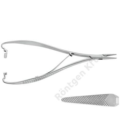 AESCULAP MATHIEU tűfogó - egyenes- 7 cm - BM361R