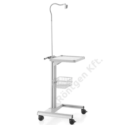 Műszerkocsi kábeltartó állvánnyal - 490x450x820mm