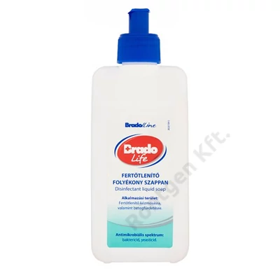 Bradolife Fertőtlenítő folyékony szappan 350ml kupakos
