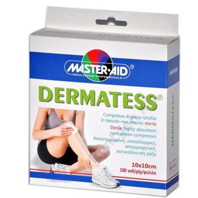 Mull kötszer DERMATESS  10x10/100db