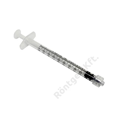 Fecskendő 1 ml 3 részes Luer-lock conussal
