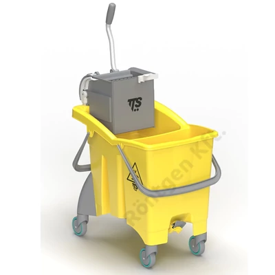 Femosókocsi Action Pro O-Key sárga/szürke 30l