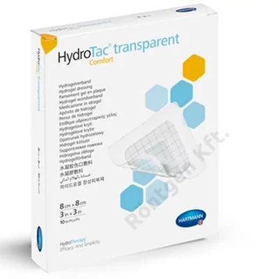 HydroTac transparent comfort gélkötszer 8x8cm