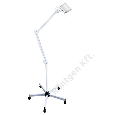 HYRIDIA 7 LED orvosi lámpa fém spirál kar 65.000 lux/50cm – állványos