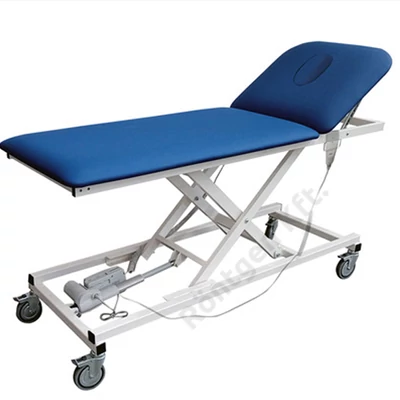 Lyatus elektromos kezelőágy fejkivágással, kerékkel 200 kg-ig