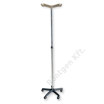 Infúziós állvány rozsdamentes 2 kampó /10 kg-ig