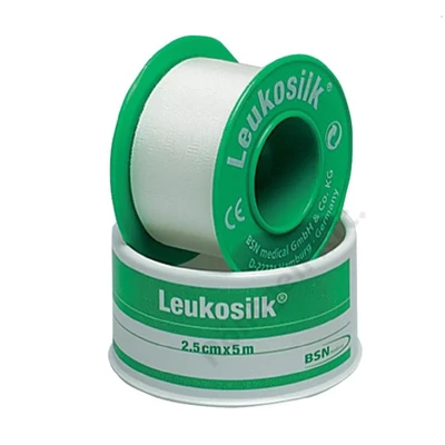 Selyem ragtapasz LEUKOSILK 5cmx5m