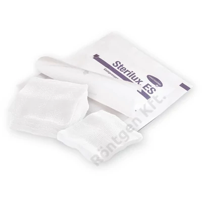 Sterilux ES steril, hajtogatott mull-lap 10x10cm 8 rétegű 10db