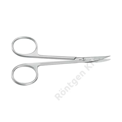 AESCULAP IRIDECTOMIAS és LIGATURA olló - hajlított H/H - 11 cm - BC111R