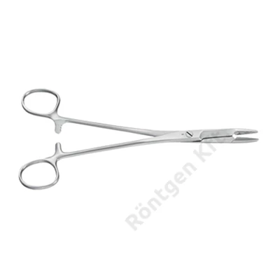 AESCULAP HEGAR-OLSEN tűfogó - egyenes - 18.5 cm - BM291R