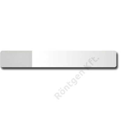 Tárgylemez ÍRHATÓ 76×26 mm 50db/csomag - IKER írható vég/homokfúvott/kerekített él