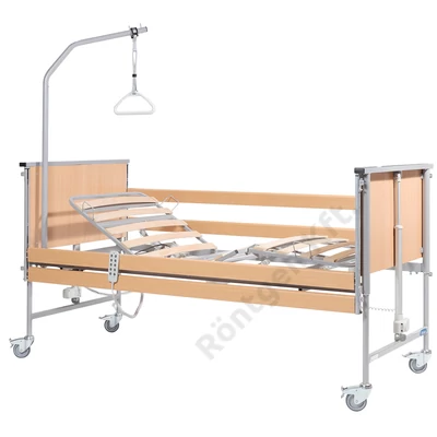 Elektromos betegápolási ágy DIAS 180 kg-ig, fa rácsozással