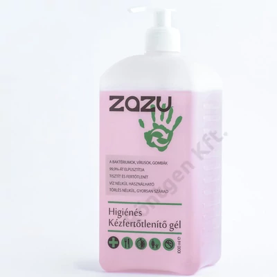 Zazu antibakteriális kézfertőtlenítő gél – 1000 ml