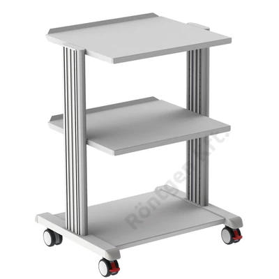 Műszerkocsi SMART CART 2polcos, 50x42 cm + alap